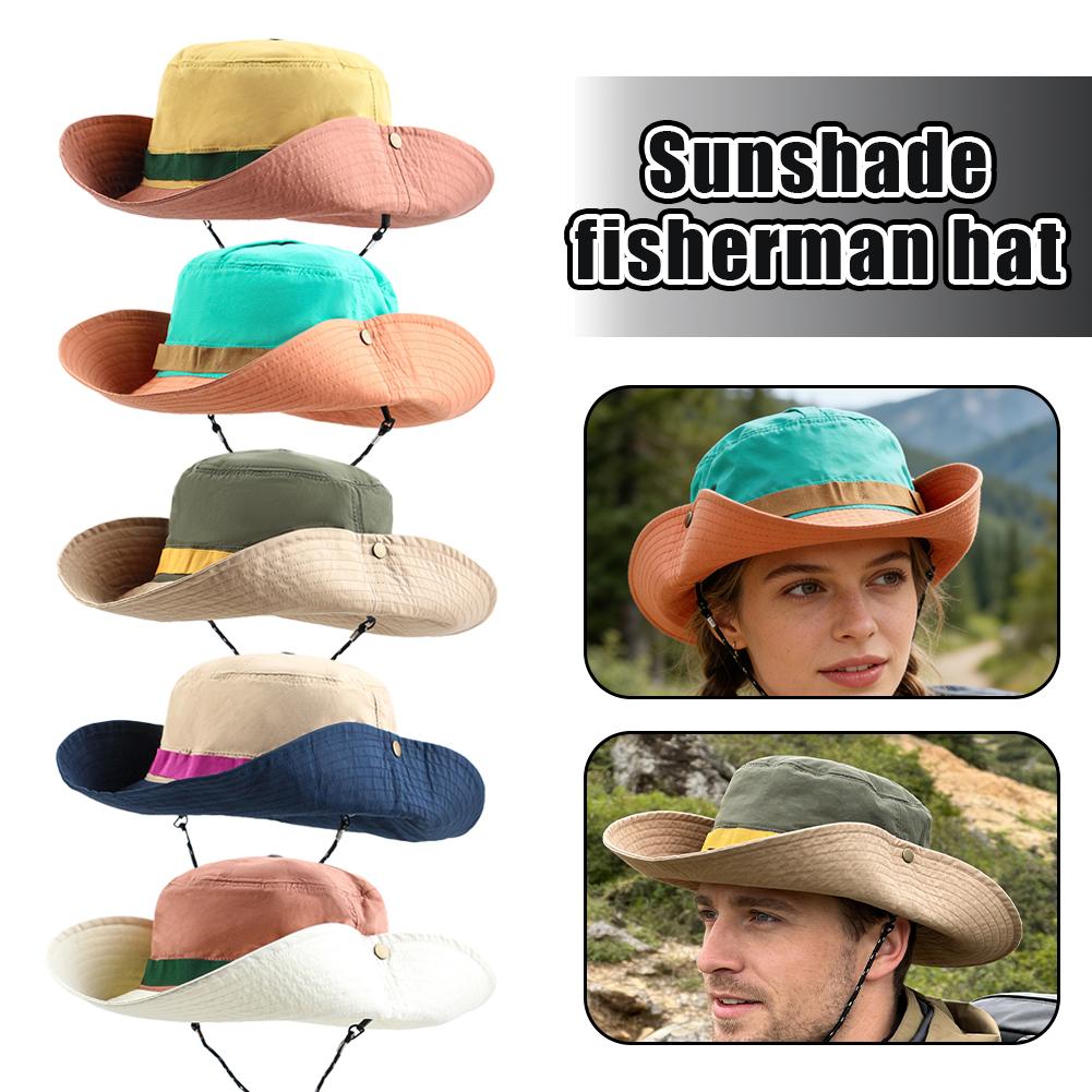Japanese Outdoor Camping - Japoński kapelusz wędkarski z szerokim rondem,