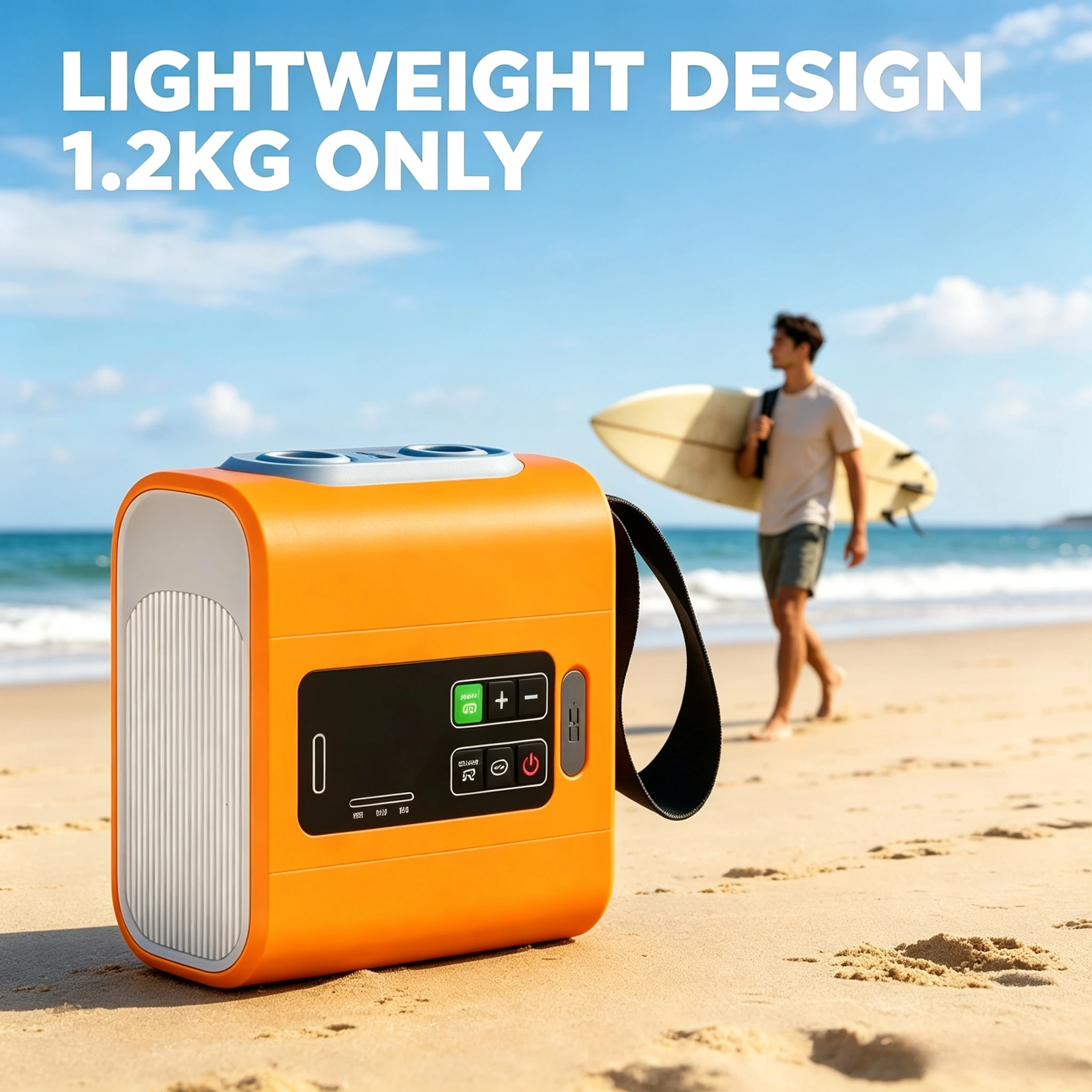 Outdoor Inflatable Camping Tent With Air Pump - Przenośna Elektryczna Pompka Powietrzna 22PSI do