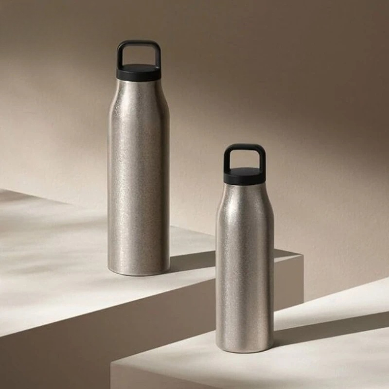 Vacuum Insulated Flask - Tytanowy Kubek Termiczny Przenośny z Wewnętrzną
