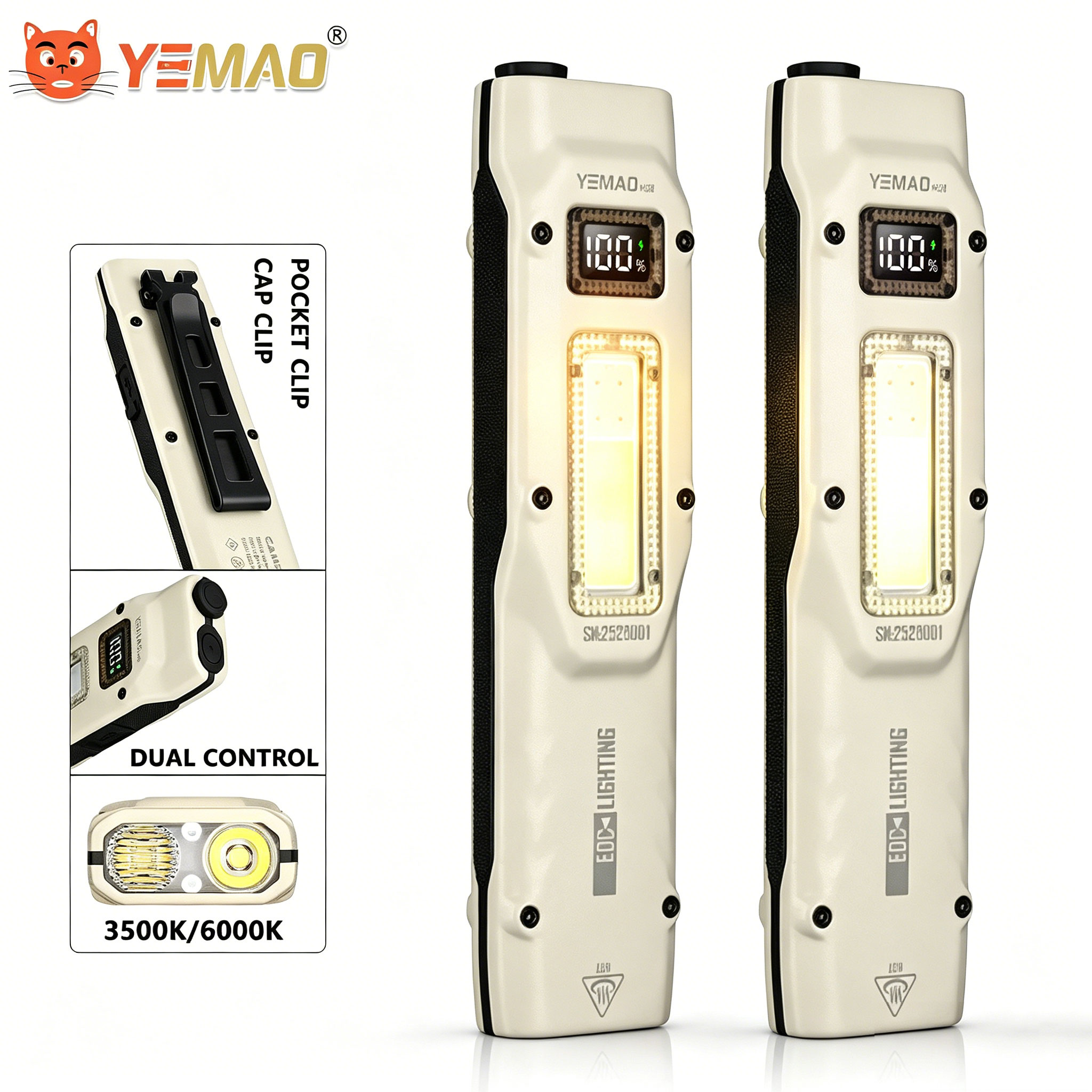 Outdoor Camping Light Portable - Przenośna latarka taktyczna YEMAO M28 o