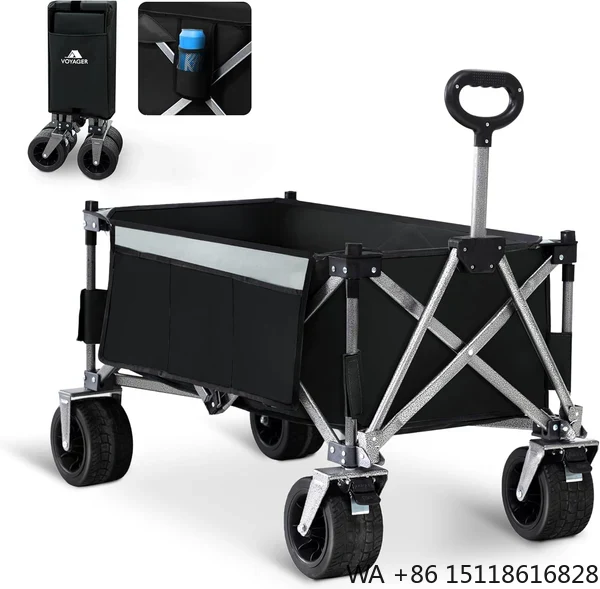 Outdoor Camping Wagon - Składany wózek kempingowy, przenośny, składany wózek