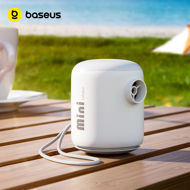Outdoor Inflatable Camping Tent With Air Pump - Baseus Mini Pompka Powietrzna Przenośna Elektryczna