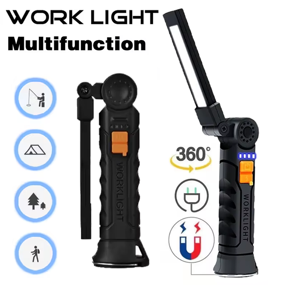 Outdoor Camping Light Portable - Przenośna latarka LED COB ładowana przez