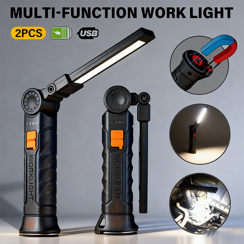 Outdoor Camping Light Portable - Przenośna latarka LED COB ładowana przez