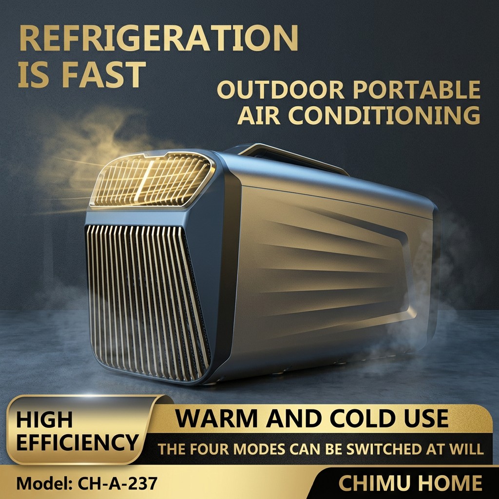 Outdoor Camping Air Conditioner - 【CHIMU HOME】 Przenośny Klimatyzator 5400Btu Mobilna