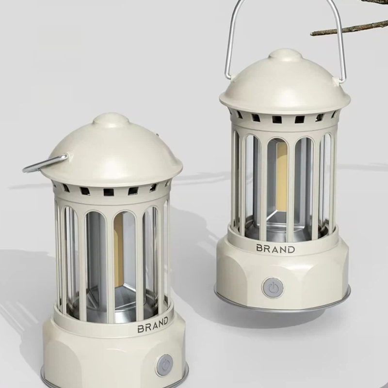 Outdoor Camping Light Portable - Uniwersalna Retro Lampa Kempingowa Przenośna COB