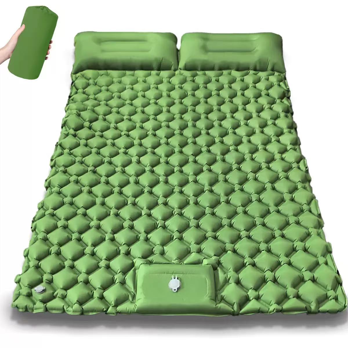 Outdoor Inflatable Camping Tent With Air Pump - Wyprzedaż! Dmuchane maty kempingowe, materac powietrzny