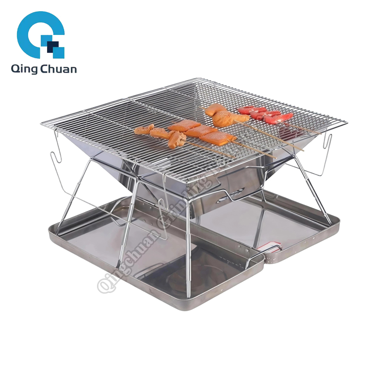 Outdoor Camping Fire - Grill kempingowy, piec na węgiel drzewny,