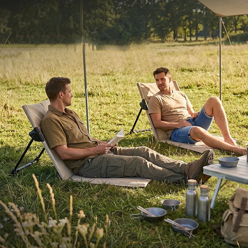 Outdoor Camping Recliner - Składane krzesło plażowe, do parku, na