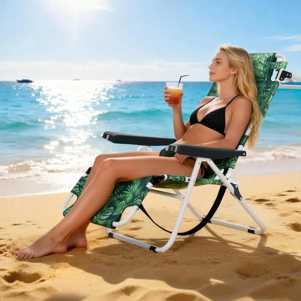 Outdoor Camping Recliner - Uniwersalne, wytrzymałe krzesło plażowe 3-w-1 dla