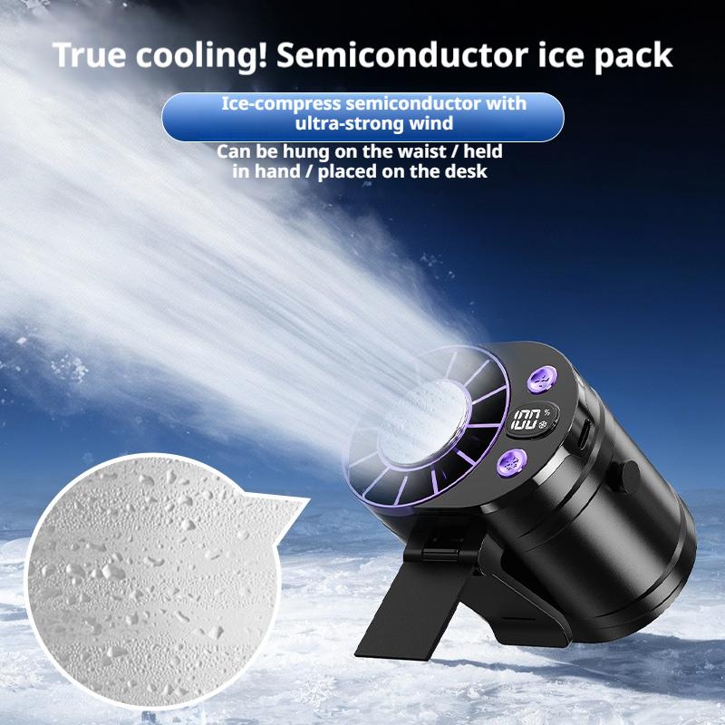Outdoor Camping Air Conditioner - Przenośny wentylator chłodzący na pas, półprzewodnikowy