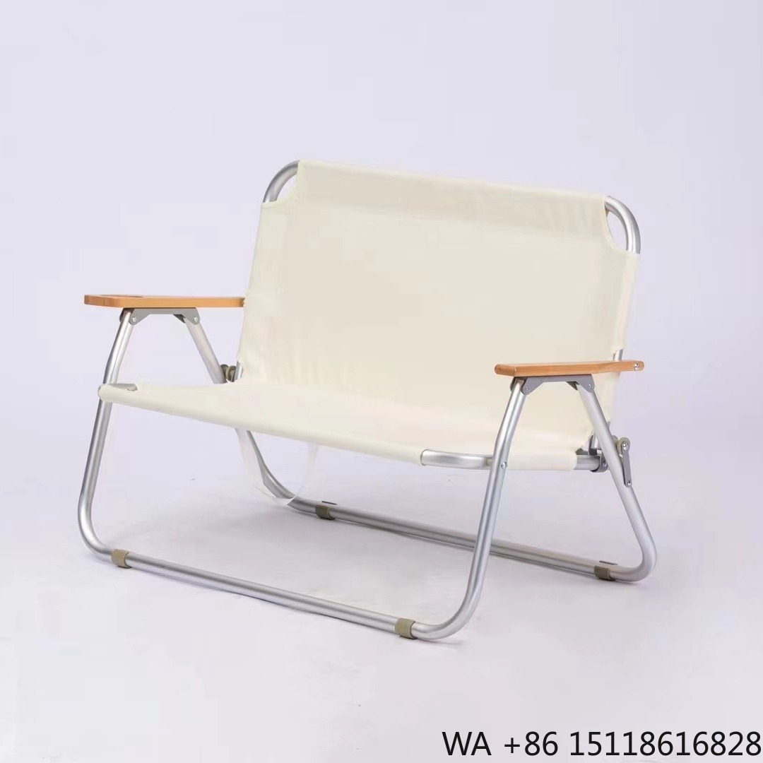 Outdoor Camping Recliner - Hurtowe składane, wytrzymałe dwuosobowe krzesła plażowe,