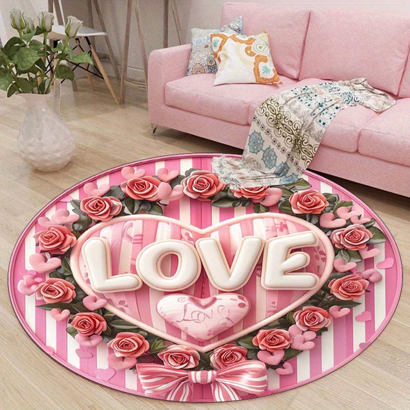 Outdoor Camping Decor Ideas - Okrągła mata dla par z motywem