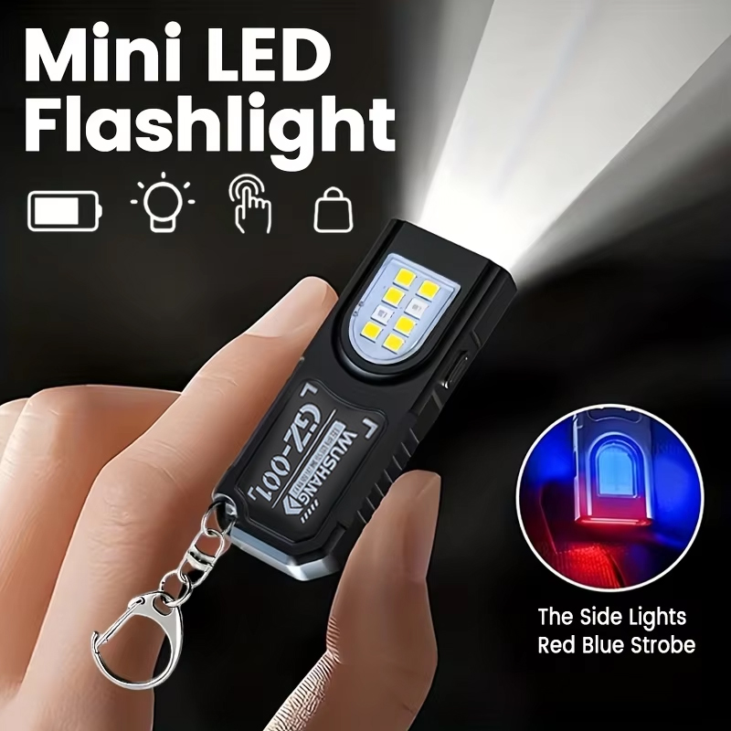 Outdoor Camping Lampe - Wielofunkcyjna latarka brelokowa ładowana przez USB,