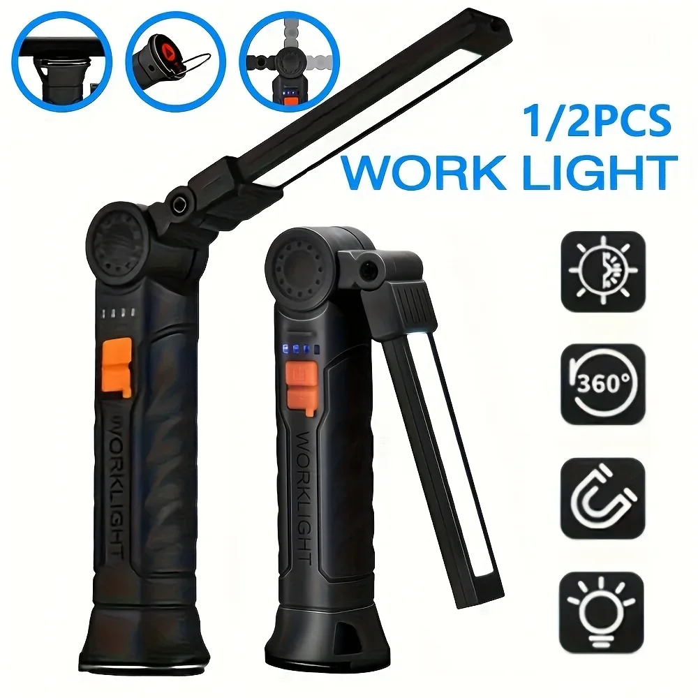 Outdoor Camping Light Portable - Przenośna latarka LED COB, ładowalna lampa