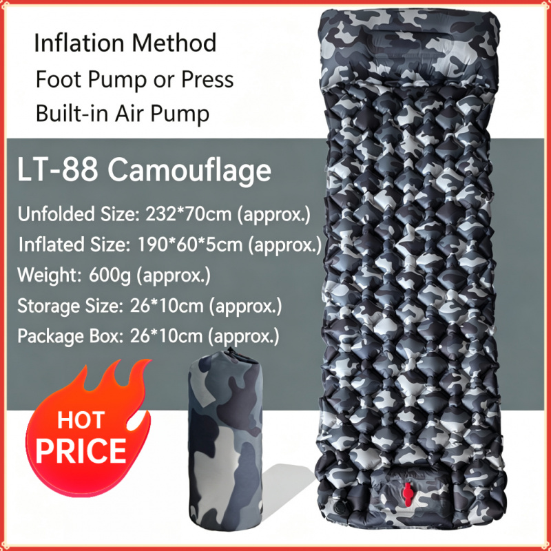 Outdoor Inflatable Camping Tent With Air Pump - Nadmuchiwany materac kempingowy na zewnątrz z