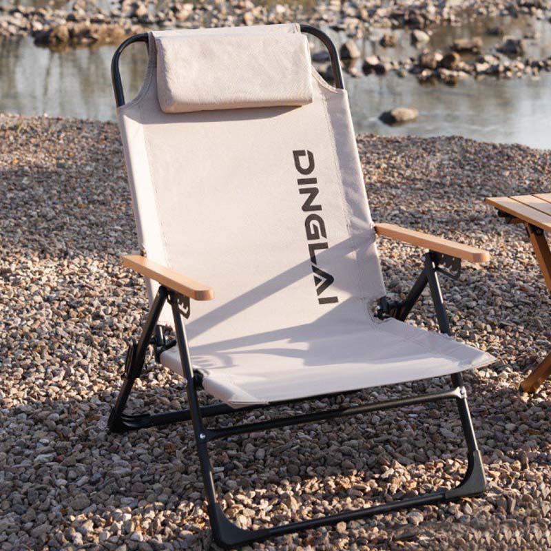 Outdoor Camping Recliner - Składane krzesło turystyczne przenośne z regulacją