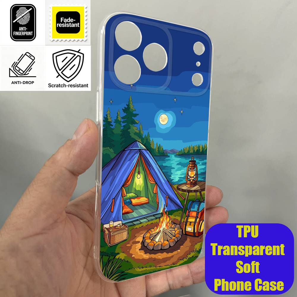 Etui na telefon iPhone 15, 16, – Outdoor Camping Wallpaper recenzja i cena