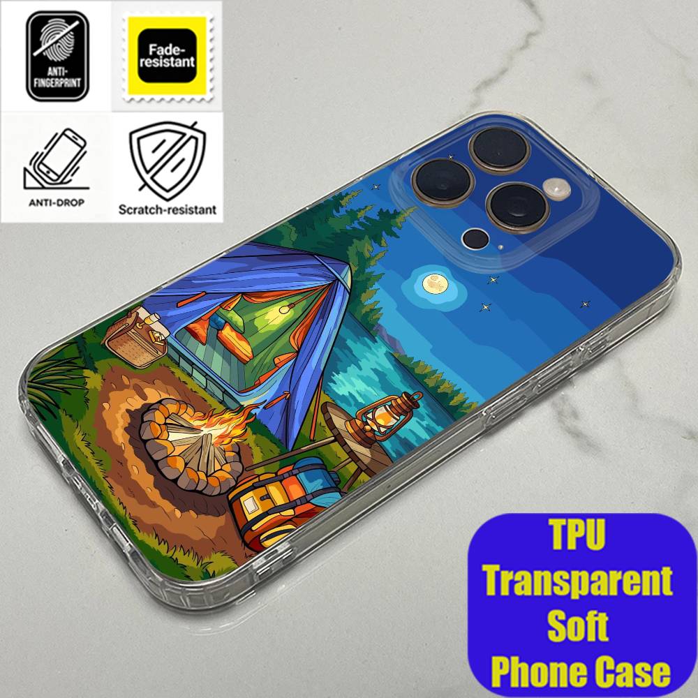 Etui na telefon iPhone 15, 16, – Outdoor Camping Wallpaper recenzja i cena