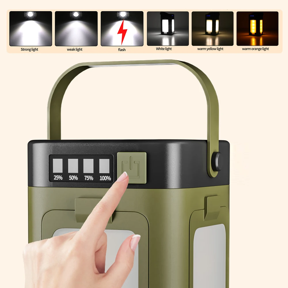Solarna przenośna lampa kempin – Outdoor Camping Light Portable recenzja i cena