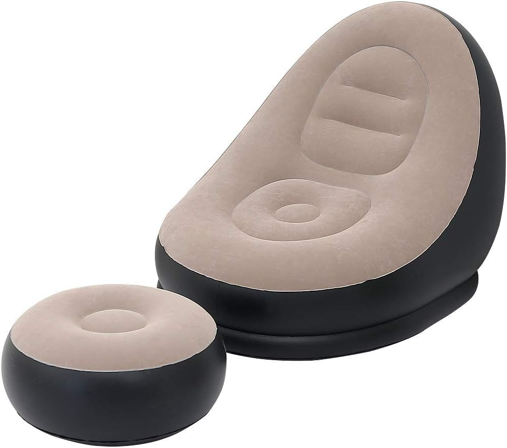 2 szt. Leniwa sofa dmuchana, s – Outdoor Camping Recliner recenzja i cena