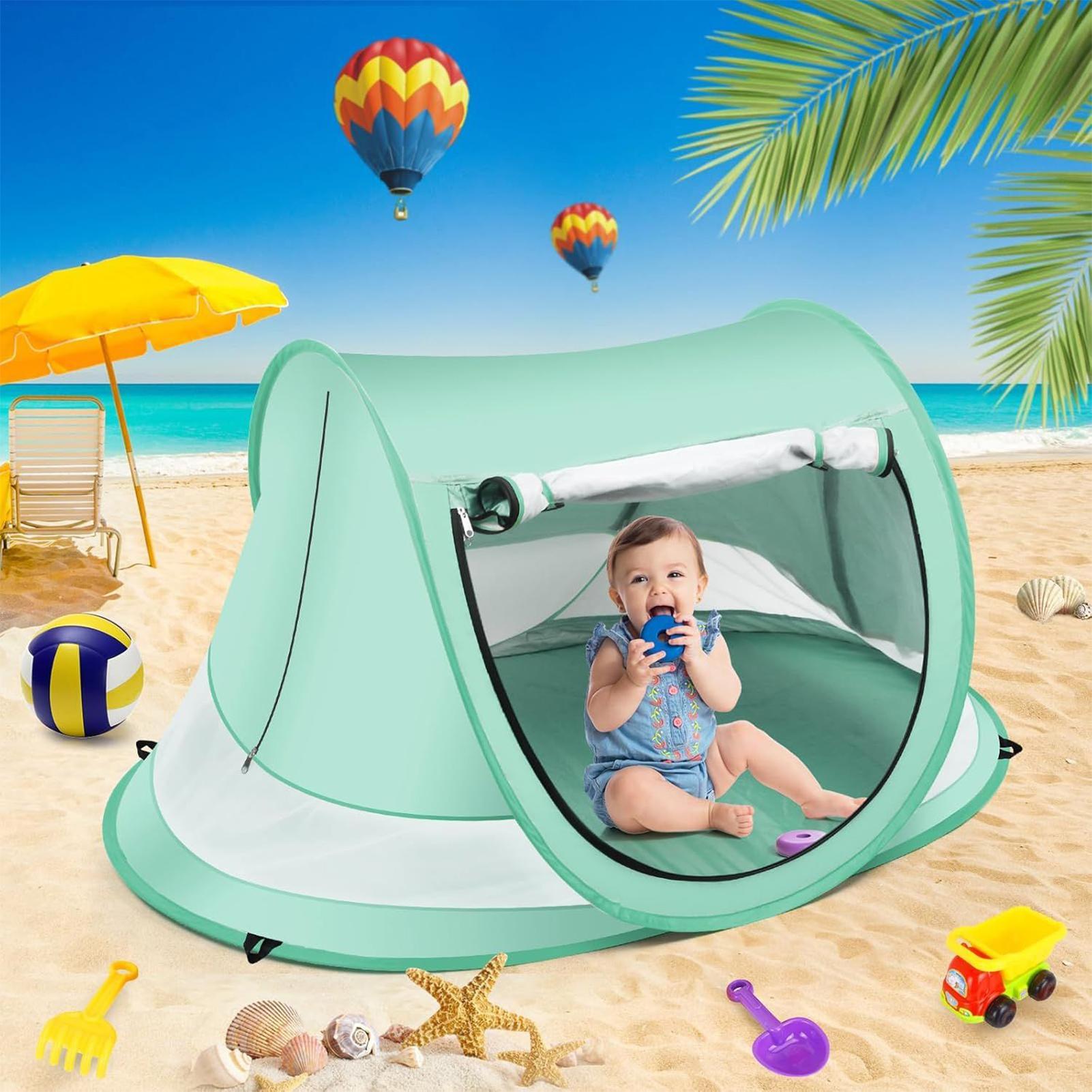 Namiot plażowy dla maluchów, n – Outdoor Camping Automatic Quick Opening Tent recenzja i cena