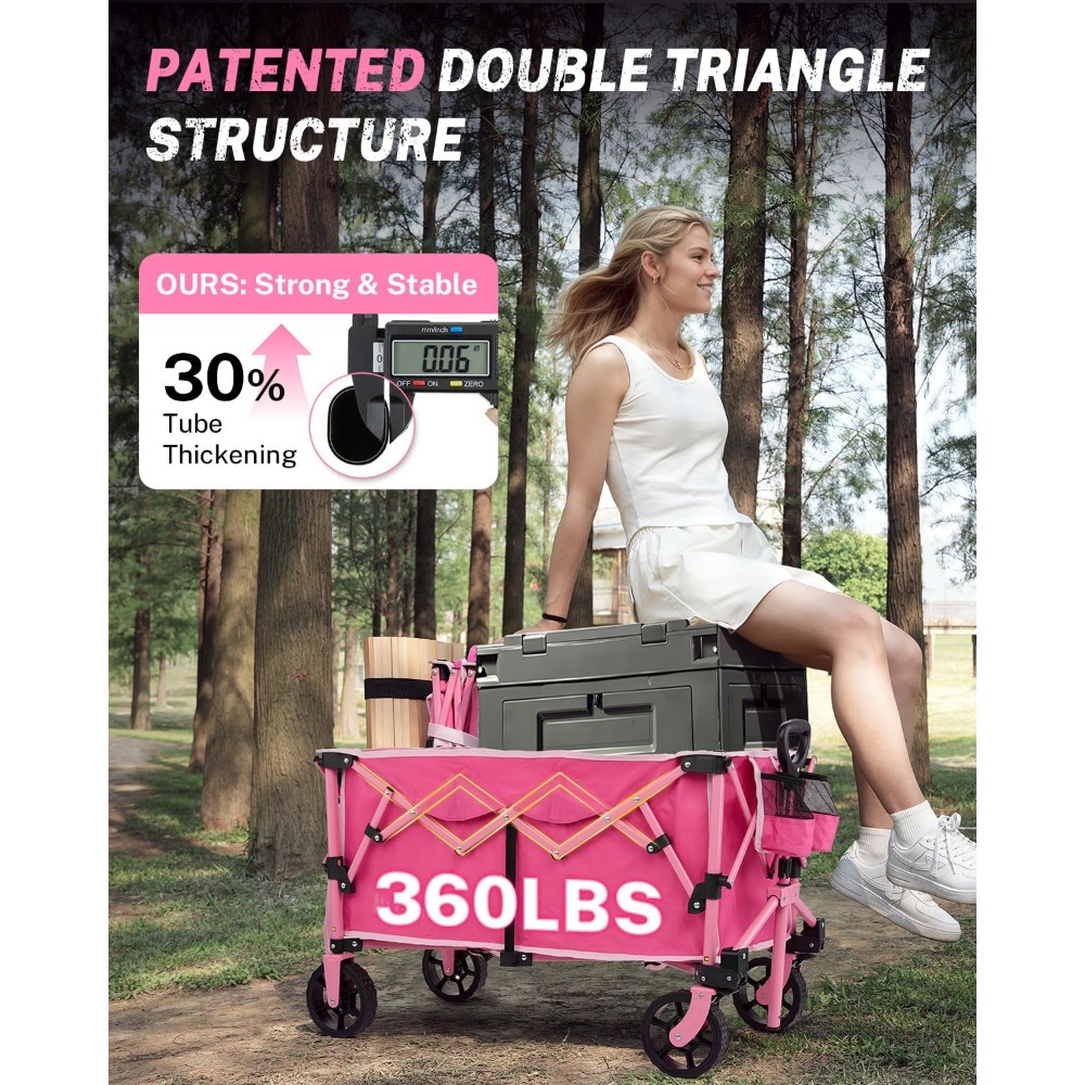 Wózek transportowy składany, 3 – Outdoor Camping Wagon recenzja i cena
