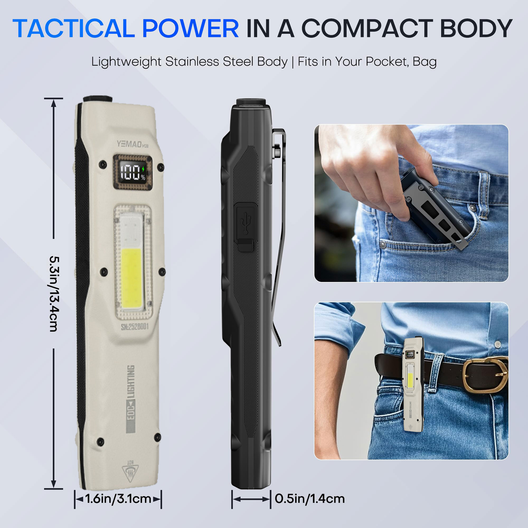 Przenośna latarka taktyczna YE – Outdoor Camping Light Portable recenzja i cena