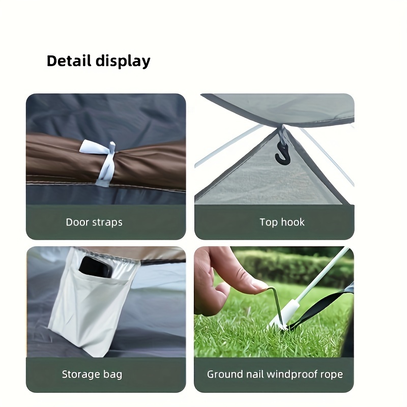 Przenośny składany namiot kemp – Outdoor Camping Automatic Quick Opening Tent recenzja i cena