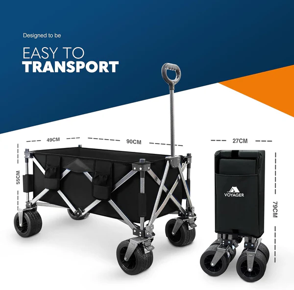 Składany wózek kempingowy, prz – Outdoor Camping Wagon recenzja i cena