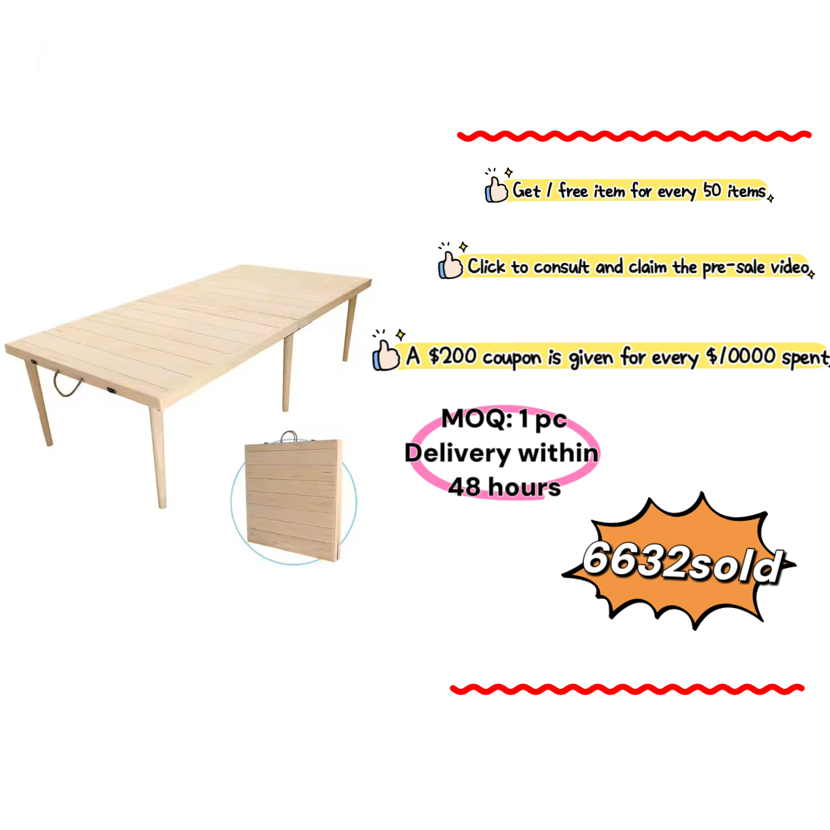 Przenośny stół piknikowy w sty – Outdoor Camping Decor Ideas recenzja i cena