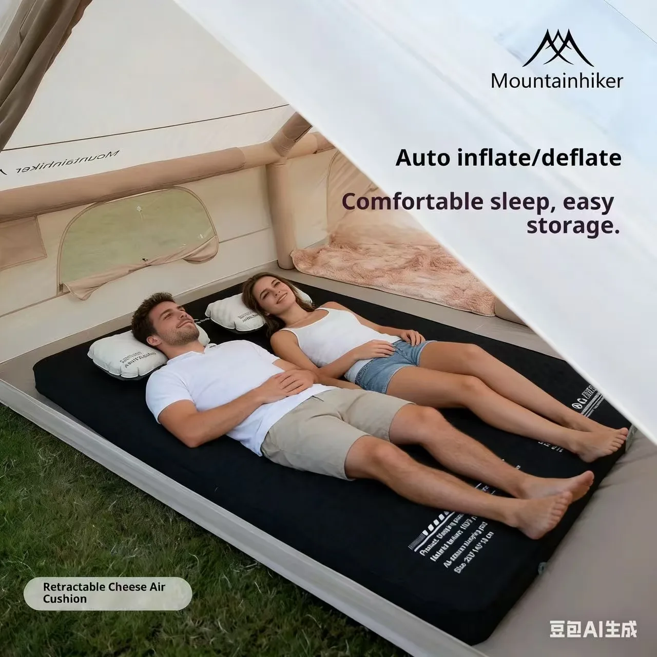 MOUNTAINHIKER Materac dmuchany – Outdoor Camping Quilt recenzja i cena