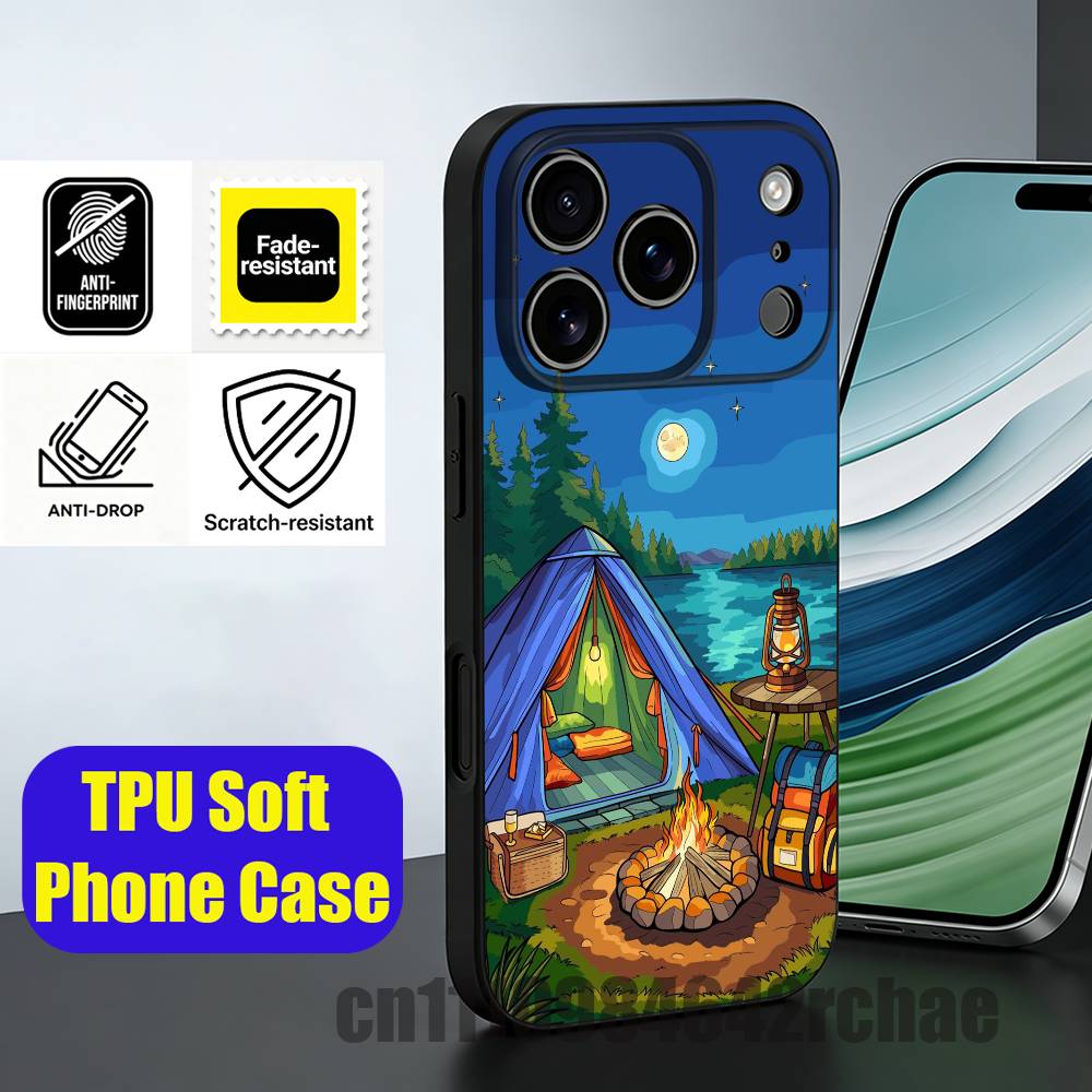 Etui na telefon iPhone 15, 16, – Outdoor Camping Wallpaper recenzja i cena