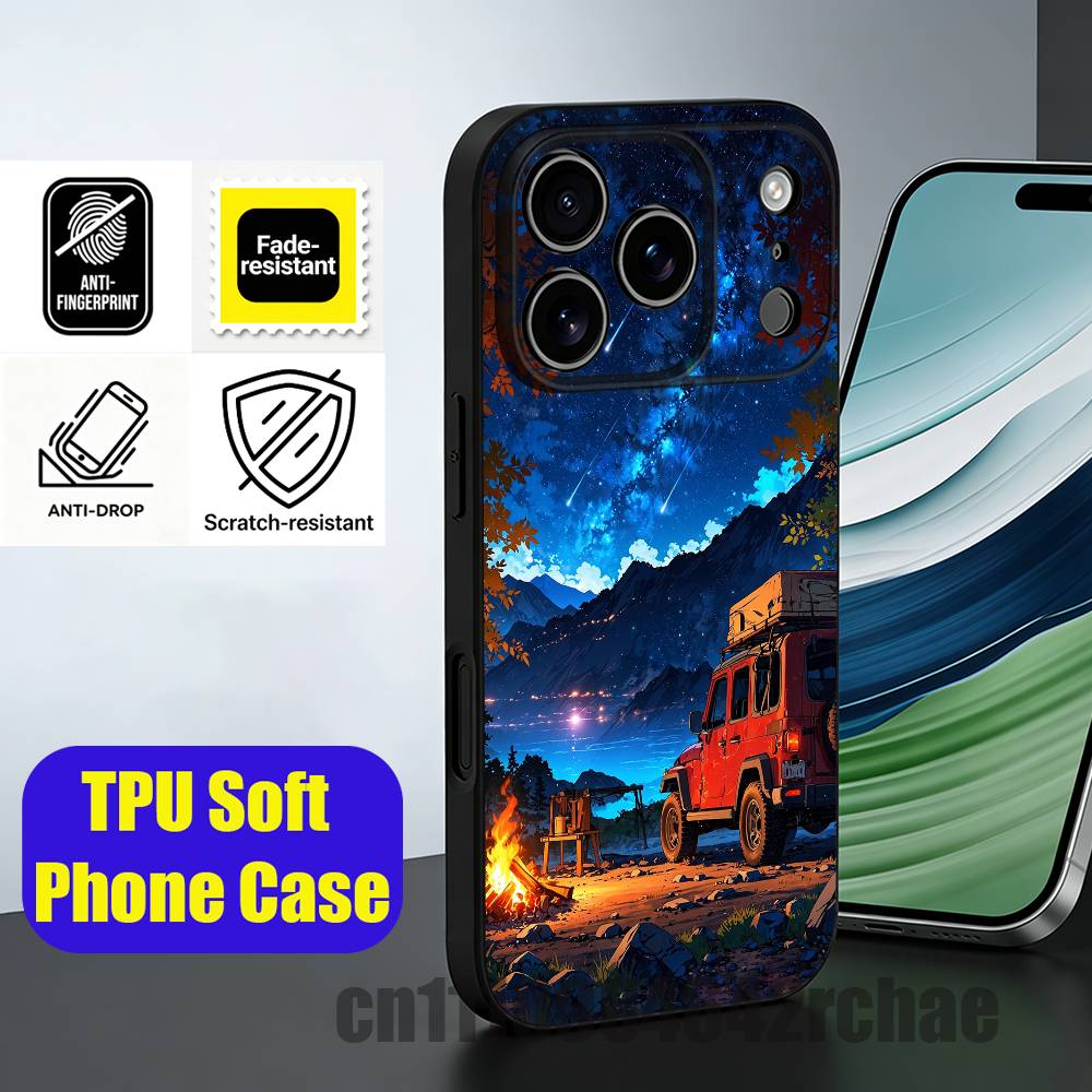 Etui na telefon iPhone 15, 16, – Outdoor Camping Wallpaper recenzja i cena