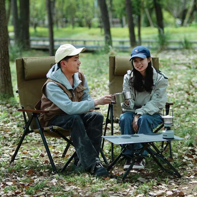 Składane krzesło plażowe/kempi – Outdoor Camping Recliner recenzja i cena
