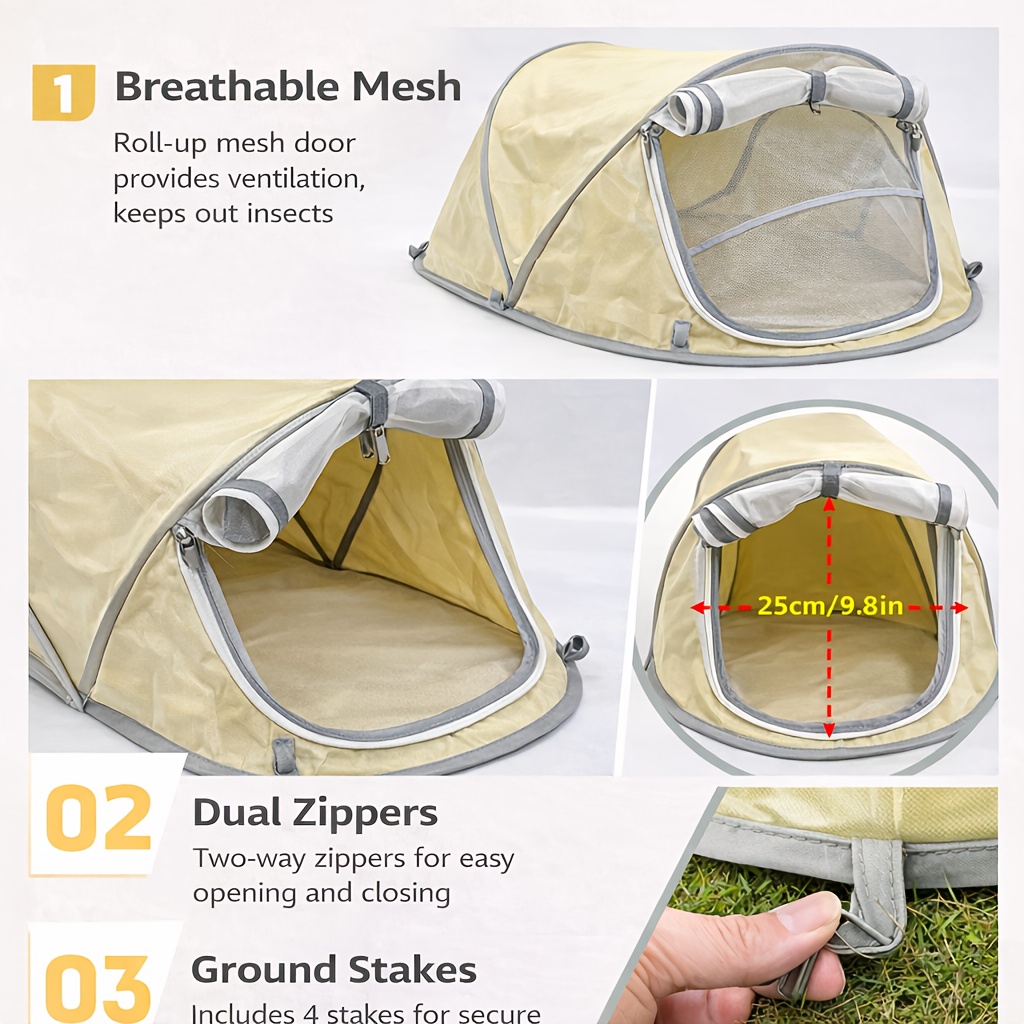 Składany namiot dla zwierząt,  – Outdoor Camping Dog Kennel recenzja i cena