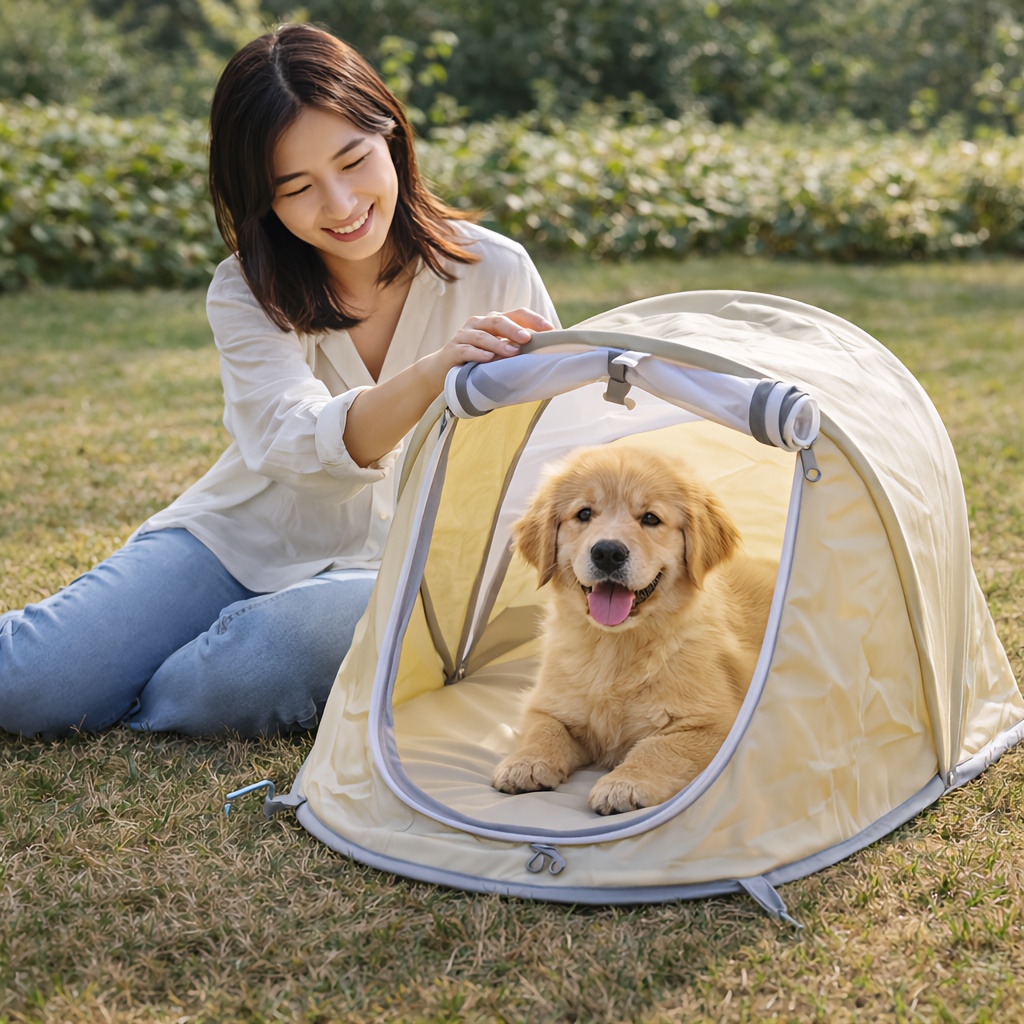 Składany namiot dla zwierząt,  – Outdoor Camping Dog Kennel recenzja i cena