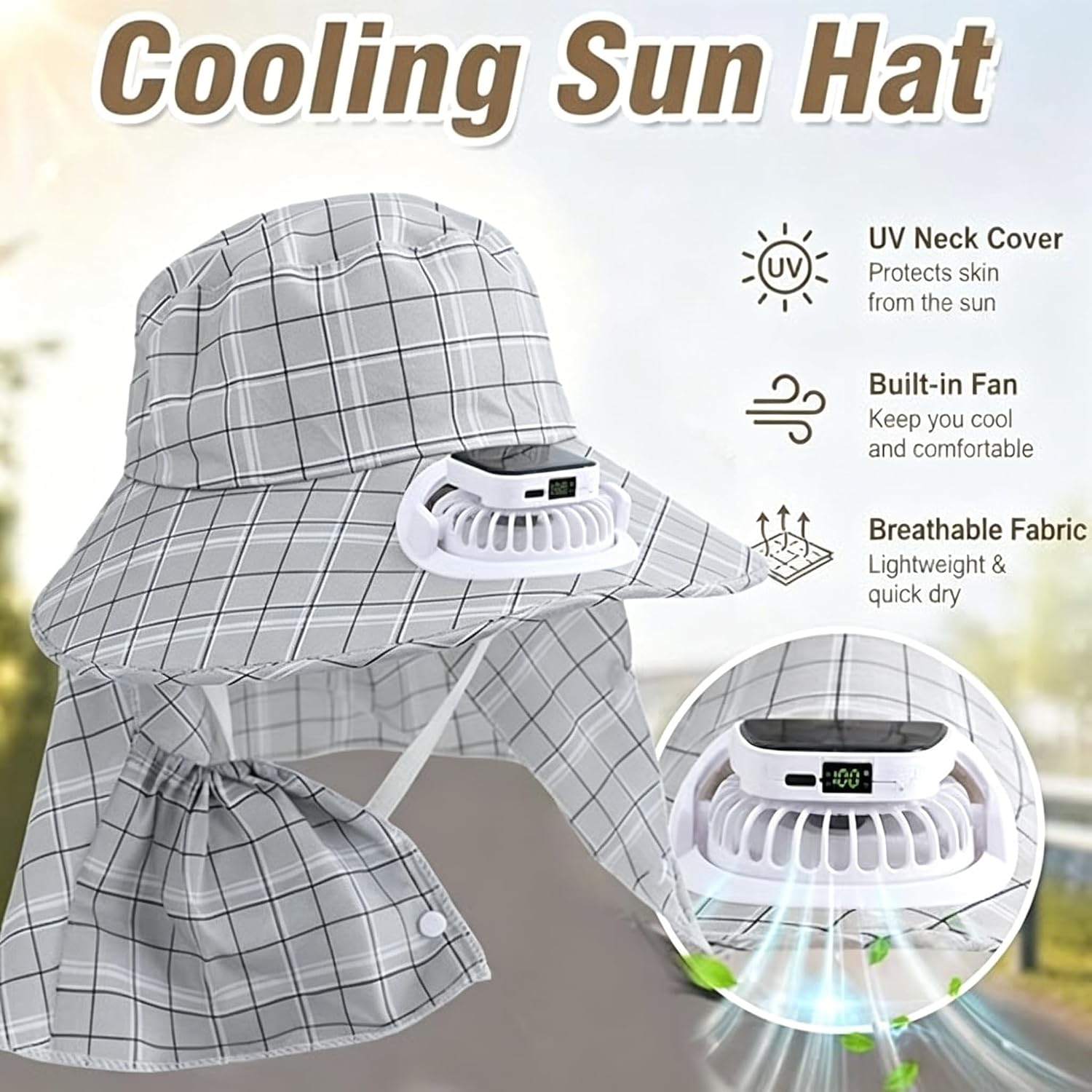 1 szt. Czapka z wentylatorem s – Outdoor Camping Fans recenzja i cena