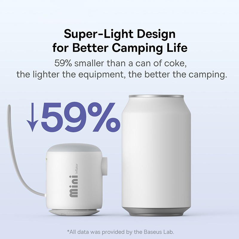 Baseus Mini Pompka Powietrzna  – Outdoor Inflatable Camping Tent With Air Pump recenzja i cena