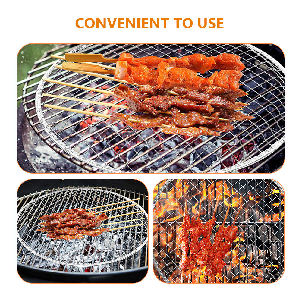 10 szt. Siatka do grilla BBQ,  – Outdoor Camping Fire recenzja i cena