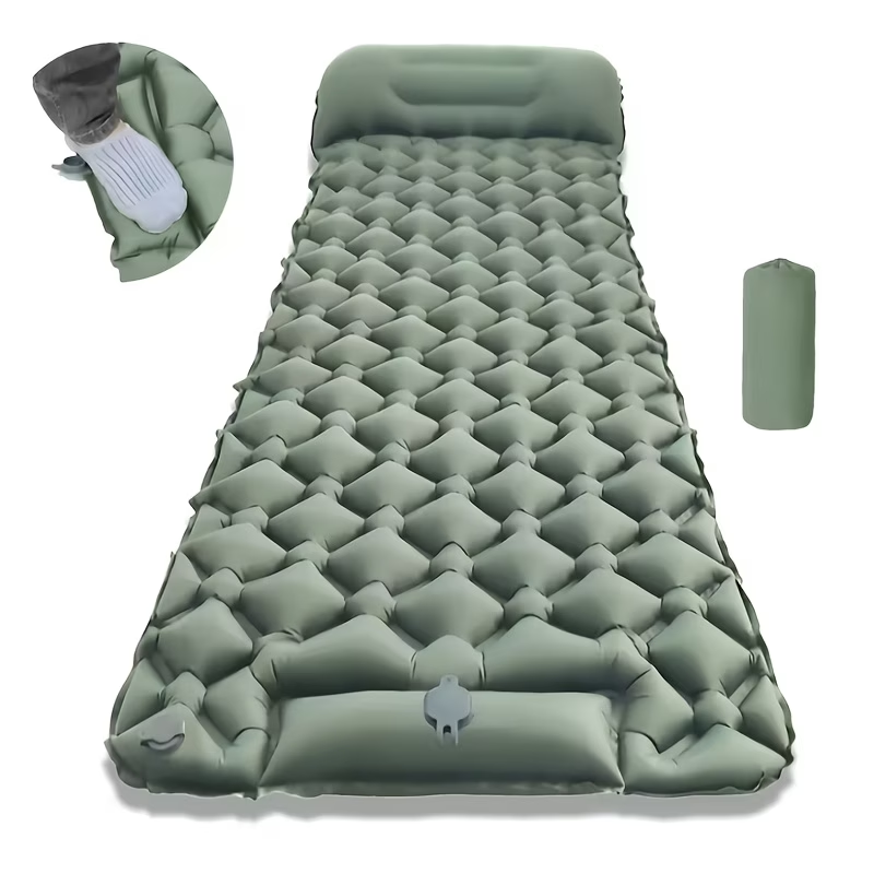 Nadmuchiwana mata do spania z  – Outdoor Inflatable Camping Tent With Air Pump recenzja i cena