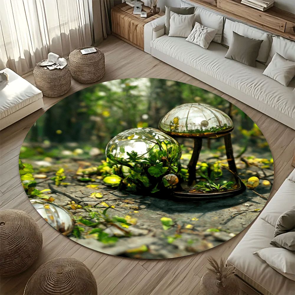 Okrągły dywan Nature Glass Ter – Outdoor Camping Rug Waterproof recenzja i cena