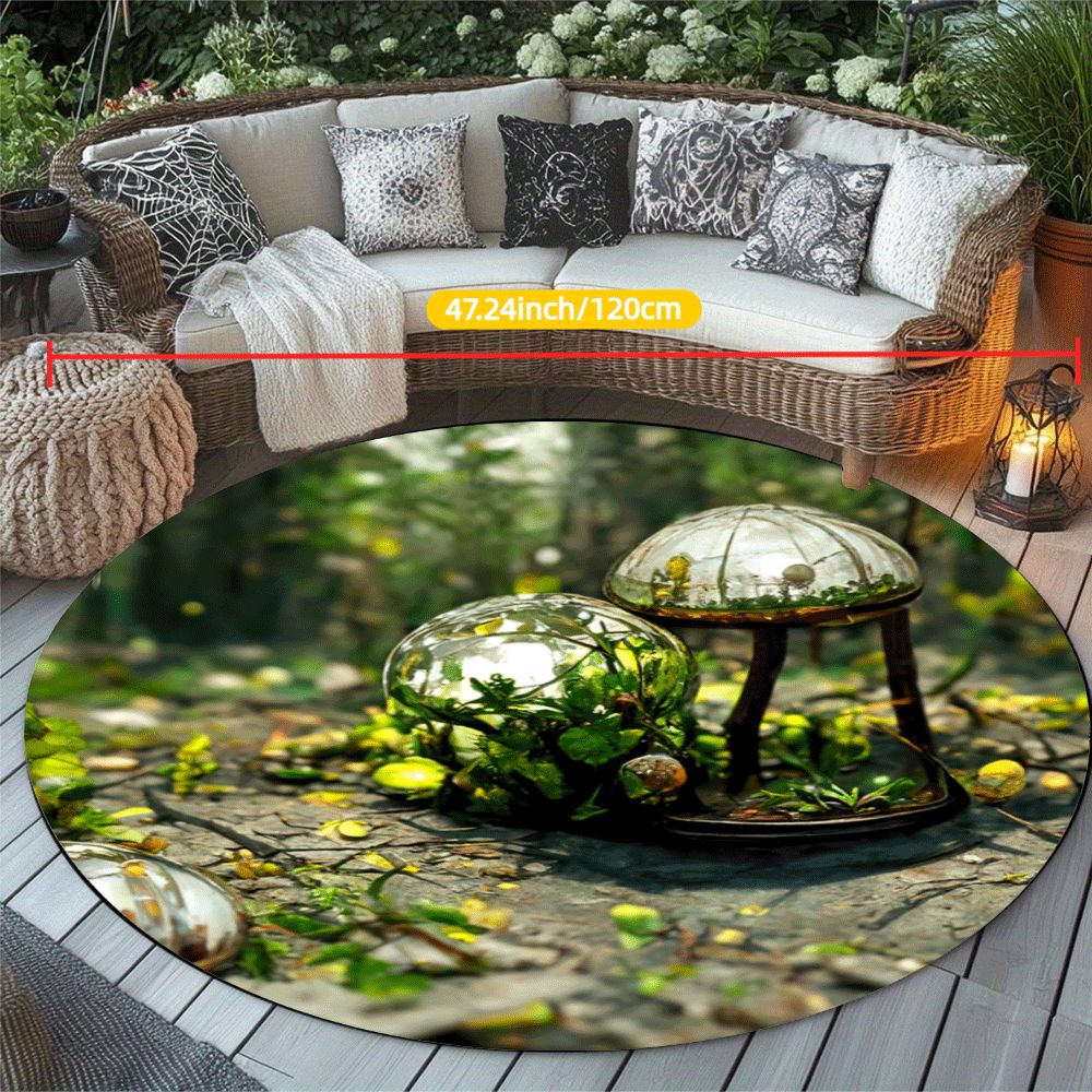 Okrągły dywan Nature Glass Ter – Outdoor Camping Rug Waterproof recenzja i cena