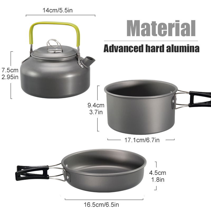 WESTTUNE Zestaw naczyń kemping – Outdoor Camping Essentials recenzja i cena