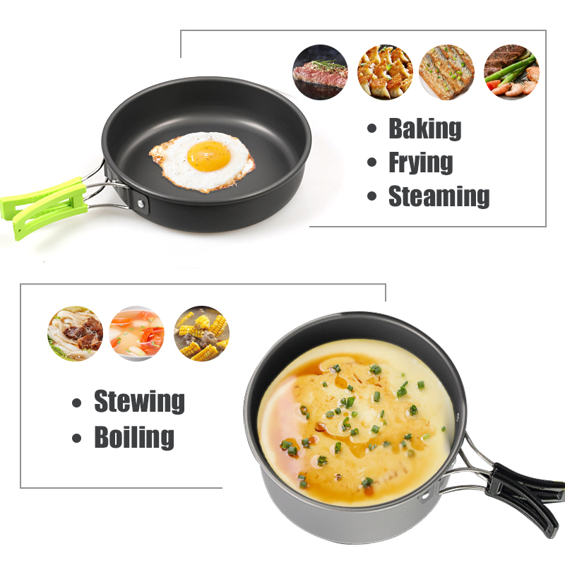 WESTTUNE Zestaw naczyń kemping – Outdoor Camping Essentials recenzja i cena