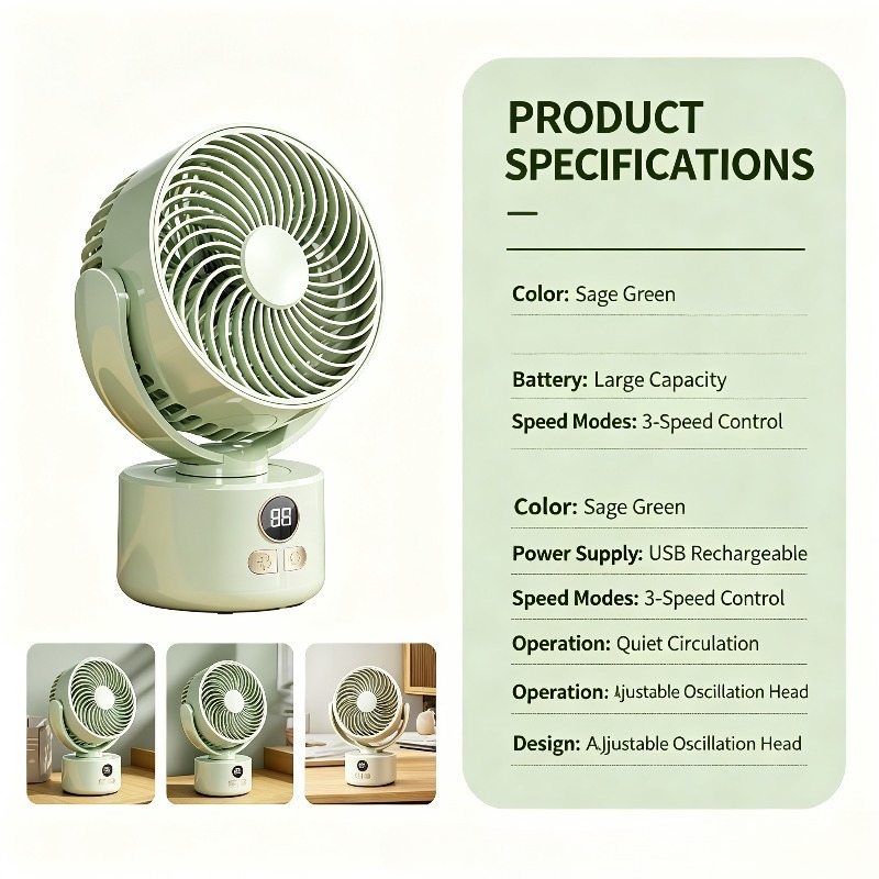 Kompaktowy wentylator USB z fu – Outdoor Camping Fans recenzja i cena