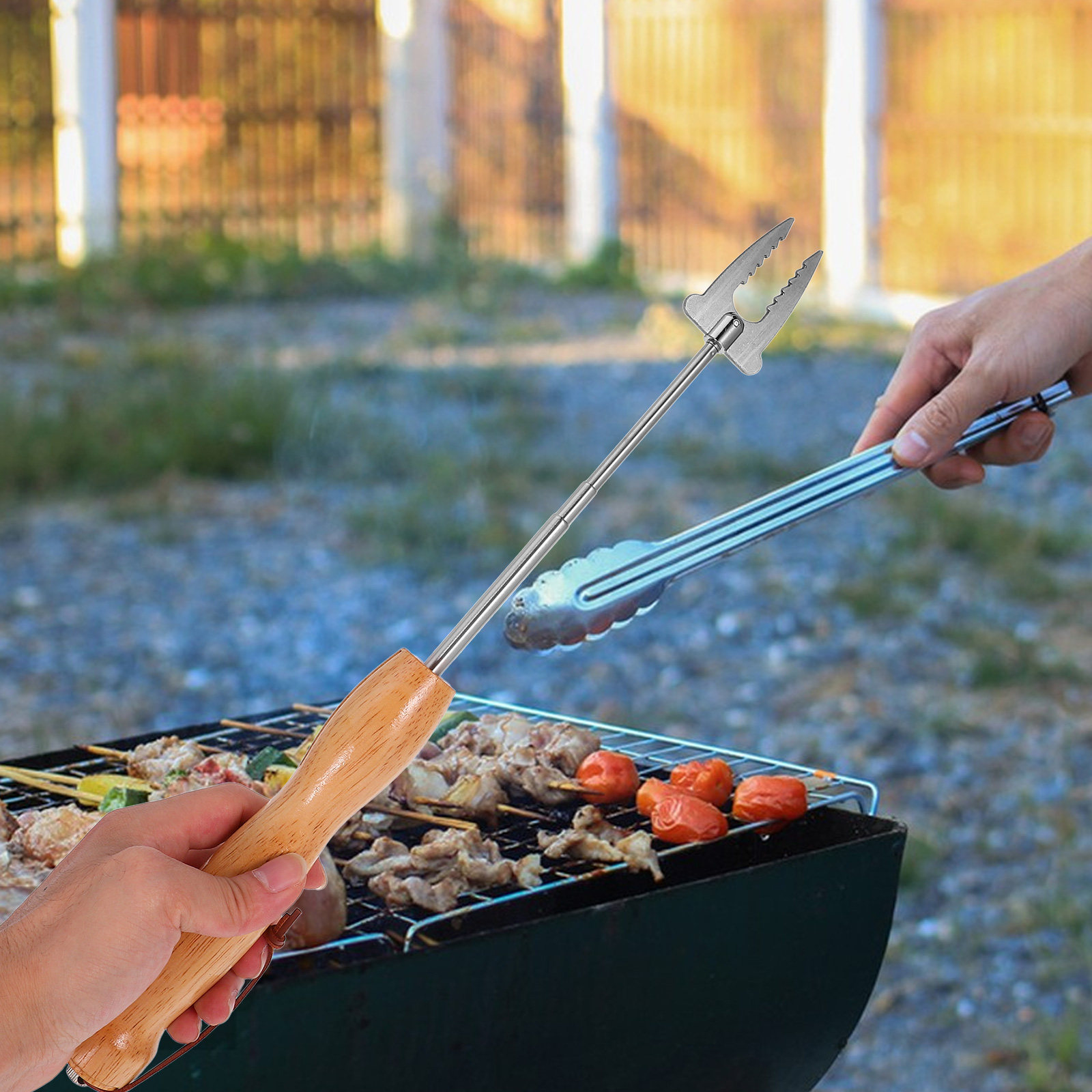 Wysuwane szpikulce do grilla z – Outdoor Camping Fire recenzja i cena