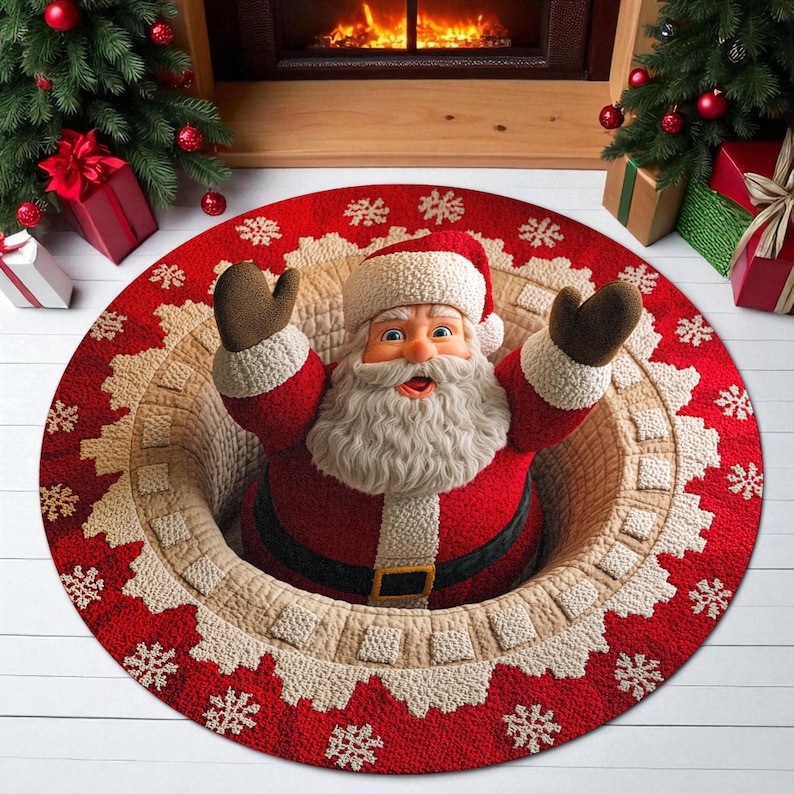 Okrągła wycieraczka świąteczna – Outdoor Camping Decor Ideas recenzja i cena