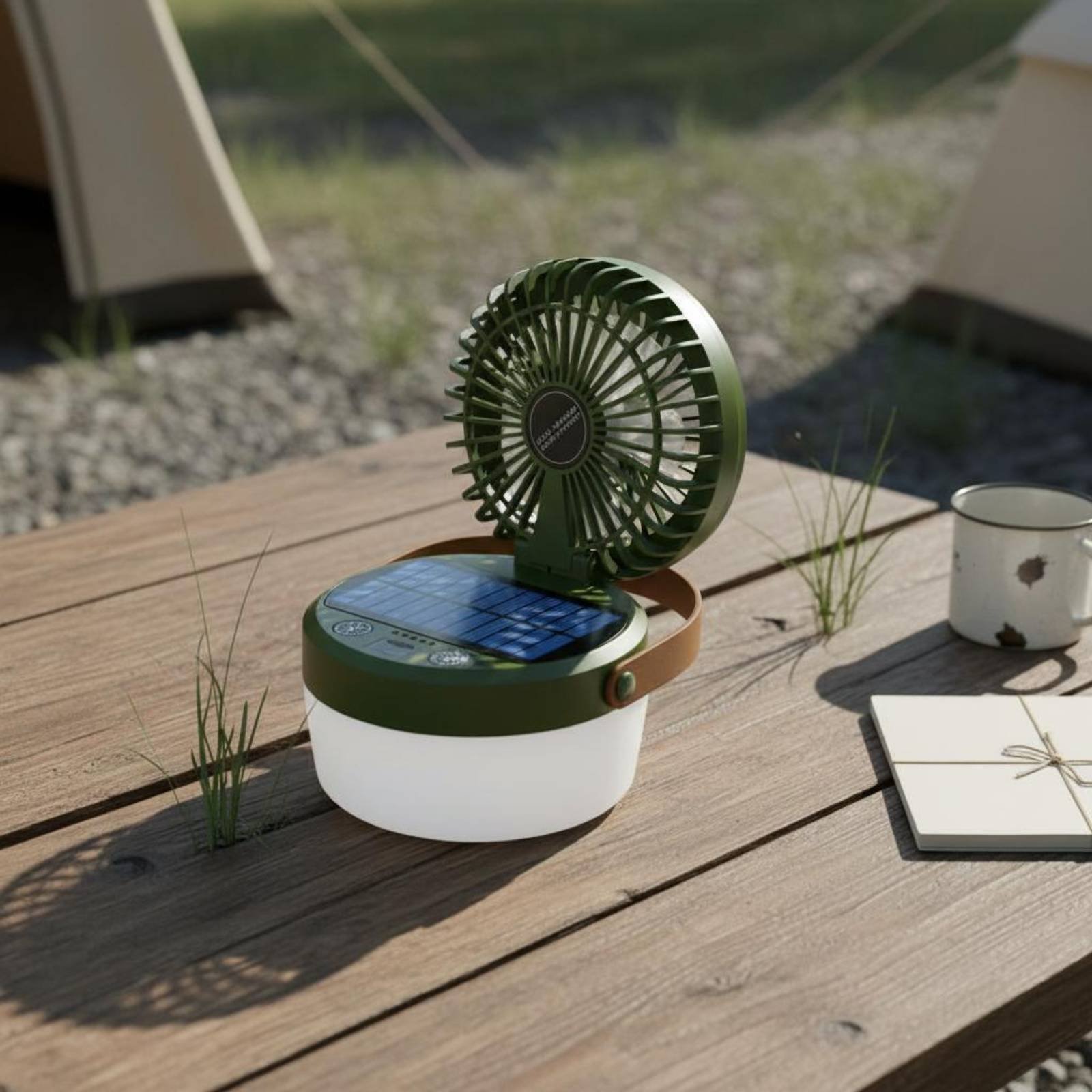 Solarna lampa kempingowa z wen – Outdoor Camping Fans recenzja i cena