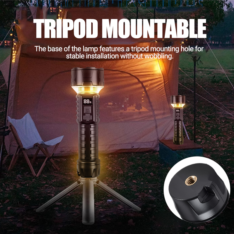 Latarka COB LED Akumulatorowa  – Outdoor Camping Lampe recenzja i cena